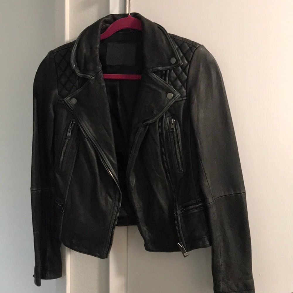 Leather jacket